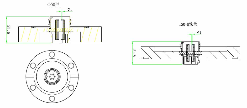 CTS6真空馈通
