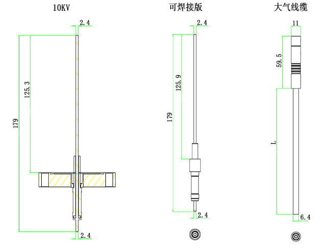 10KV高压馈通 10KV高压馈通